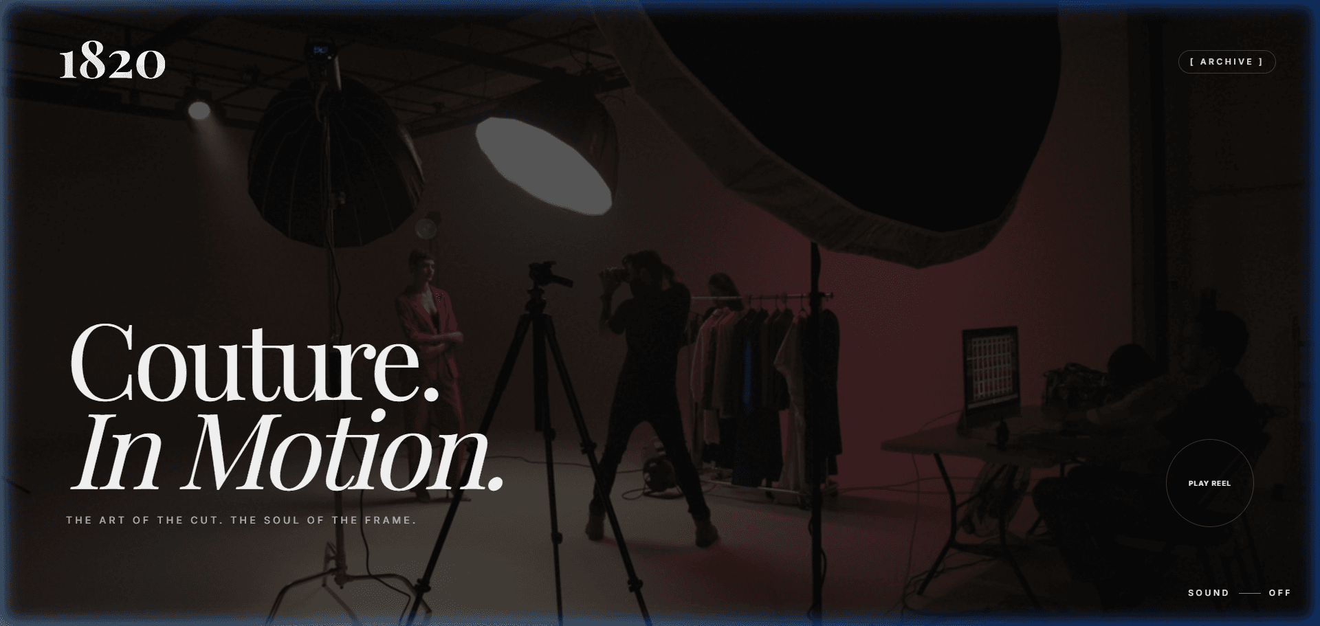 Aperçu de la page d'accueil de OffTime Studio